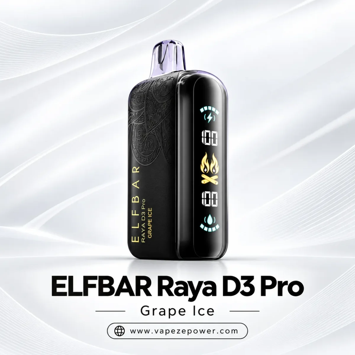 ELFBAR Raya D3 Pro 30000 Puffs Grape Ice disposable vape