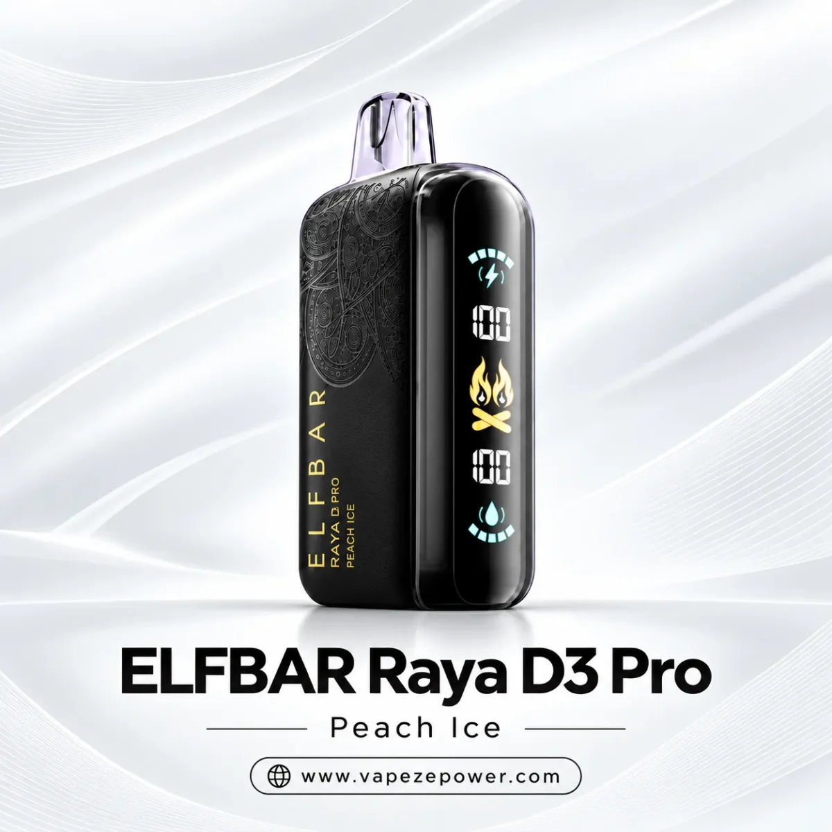 ELFBAR Raya D3 Pro 30000 Puffs Peach Ice disposable vape