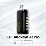 ELFBAR Raya D3 Pro Peach Lychee Blackcurrant disposable vape