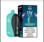 Al Fakher Crown Bar Cloud Box Blackcurrant Ice 50000 Puffs disposable vape
