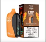 Al Fakher Crown Bar Cloud Box Strawberry Banana 50000 Puffs disposable vape