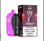 Al Fakher Crown Bar Cloud Box Strawberry Ice 50000 Puffs disposable vape